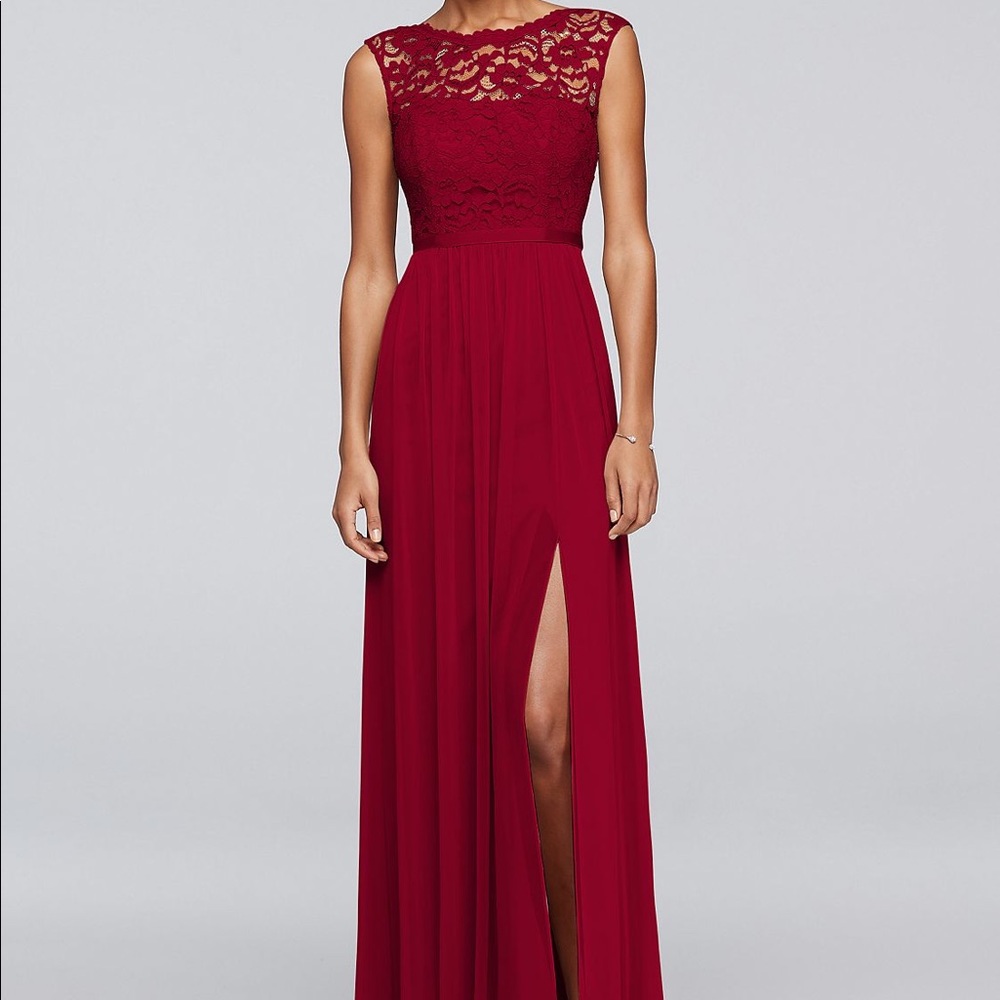 David’s bridal lace bodice